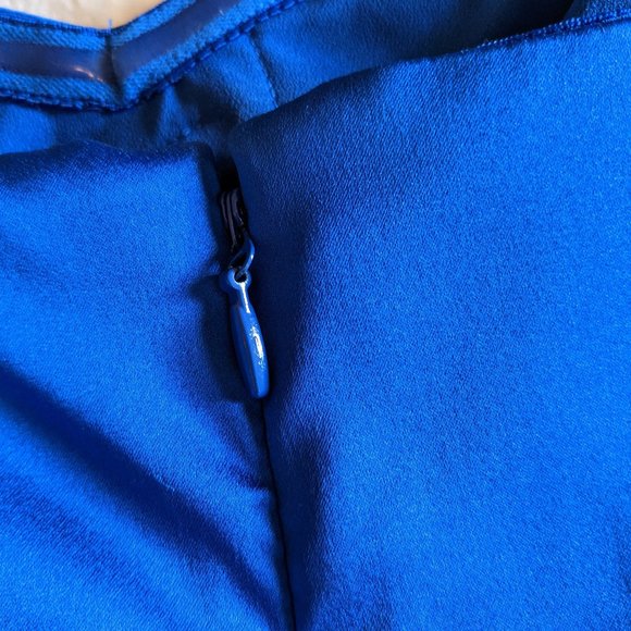 🔥 Blue BCBG Cocktail Dress. Royal Blue Strapless Tiered Dress🔥 - Picture 10 of 10